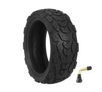 Tubeless 10 inch Off-Road Tire 10x3.0-6.5 Featuring Heavy-Duty Rubber Construction and Optimized Tread Pattern for Traction (With air nozzle black)