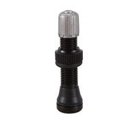 Tubeless Valve for Road MTB Bicycle Tires Core Alloy Stem Sealant Compatible,Universal Utility(Nero)