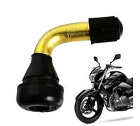 Tubeless Valves - Universal Angled Inflation Ports, Bent Ninety Degree Spouts with Sturdy Brass Construction, Easy Access Pumping Function, Ideal for Travel Electric Bikes ATVs