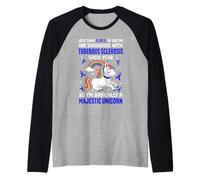 Tuberous Sclerosis Complex Warrior Raglan Baseball Tee