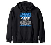 Tuberous Sclerosis Complex Warrior Zip Hoodie