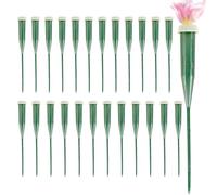 Tubes - Clear Floral Water Tubes with Caps | Fresh Arrangement Tool for Florist Bouquet Display Wedding Crafts Funeral Centerpieces Long Stem Cut Flower Watering Supplies, Short style, Refer to