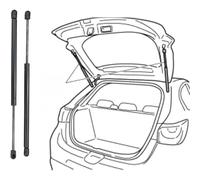 TUBIC 2Pcs Car Rear Tailgate Boot Gas Spring Struts For Skoda CITIGO Hatchback 2011-2019(OEM:1ST827550A)-36.3cm,Car Boot Shock Prop Rod Lifter Kit