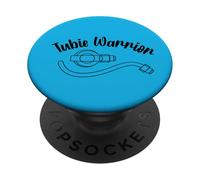 Tubie Warrior - G-Tube Feeding, NG, Warrior, Gift, Awareness PopSockets Adhesive PopGrip