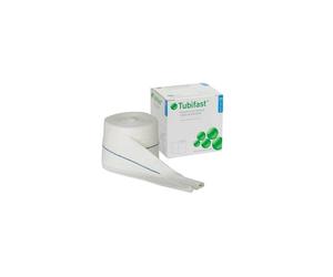 Tubifast Blue Line 7.5cm x 10m - 2-Way Stretch Dressing Bandage for Retention & Skin Coverage