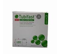 TUBIFAST Green LINE 5CM X 3M(New) 2-Way Stretch Elasticated Viscose Tubular Bandage for Dressing Retention Green LINE 3M - 5CM X 3M