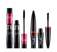 Tubing Mascara Black Set Mascara Volume And Length Set Clear Mascaras For Eyelashes Makeup Thick Fiber Mascaras