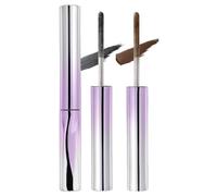 Tubing Mascara Waterproof Smudge-Proof For 3D Curling & Lengthening - Black & Brown Shades Dual Set With Precision Ribbed Metal Wand For Natural Defined Lashes Everyday Wear