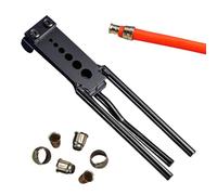 Tubing Plier, Copper Pipe Oval Corrector, Ac System Line Adjuster, Carbon Steel, Manual Six Dimension Sizing, Mechanic Specialty Hand Tool, Small Diameter Metal Tubing