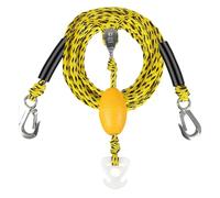 Tubing Tow Cable, Pulling Cable Supports Up to 4 People | With Hook and 360° Swivel Pulley for Water Ski Towing Harness | For Inflatable Pontoon Kayak Surf Pool