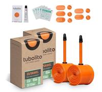 Tubolito CX/Gravel 700C x 32-50mm, Presta Valve 42mm/60mm, Lightweight, Strong and Compact, Compatible with Wheels and Disc Brakes
