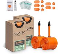 Tubolito CX/Gravel 700C x 32-50mm, Presta Valve 42mm/60mm, Lightweight, Strong and Compact, Compatible with Wheels and Disc Brakes