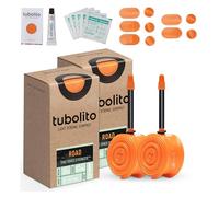 Tubolito Road 700C x 18-32mm Tube 2 Pack | Light, Strong & Compact | Rim & Disc Brake Compatibility