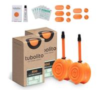 Tubolito Road 700C x 18-32mm Tube | Light, Strong & Compact | Rim & Disc Brake Compatibility | 2X Puncture Protection