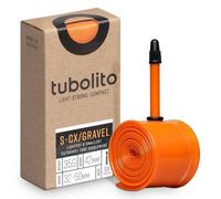 Tubolito S-Tubo CX/Gravel 700 x 30-47mm, 42mm Presta Valve,Orange