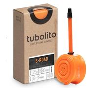 Tubolito S-Tubo Road TPU Inner Tube - 700c - Orange / 700c / 18mm / 32mm / 80mm Valve / Presta