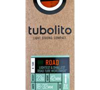 Tubolito S-Tubo 700C X 18-28mm Presta Tube, 42mm Valve, Orange