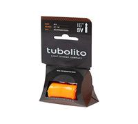 Tubolito Tubo Folding Bike 16'' x 1-1/8-1-3/8 Presta Tube, Orange