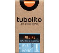 Tubolito Tubo Folding Bike TPU Inner Tube - 16/18" - Orange / 16" / 1 1/8" / 1 3/4" / 40mm Valve / Schrader