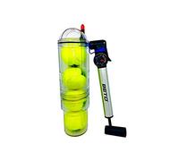 TUBOPLUS - TuboX4 Crystal + Pump with BETO Gauge - Tennis and Paddle Ball Pressurizer