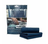 TUBTEK Microfiber Hot Tub Cleaning Towels | ScumGone Hot Tub Cleaner for Inside Surface | Easily Wipe Away Hot Tub Scum from Shell | Pair with Hot Tub Scum Absorber | 100% Scratch Free (3 Pack)
