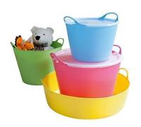 Tubtrug Flexible 15L Small Shallow: Pink