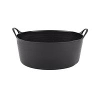 Tubtrugs Small Shallow Tub SP15GBK Black 15L