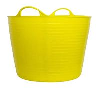 Tubtrugs 36L Large Flexible 2-Handled Recycled Tub, Yellow