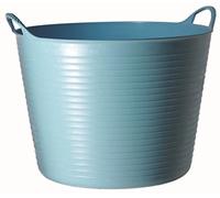 Tubtrugs 42L Large Flexible 2-Handled Recycled Tub, Sky Blue