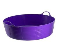 Red Gorilla Small Shallow Flexible Tubs - Purple - 15 litre