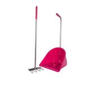 Red Gorilla Tubtrug Tidee Manure Scoop and Rake - Pink - 80cm