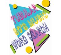 Tubular 80's Music Word Search: 60 Puzzles Featuring the Bands and Songs That Defined the 80, 8.5 x 11, Great gift for Generation X Mons and Dads.