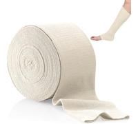 Tubular Elastic Arms Support Bandage, 7.5cm x 10m Compression Tube Bandages Roll, Cotton Stockinette Tubing Cast Sleeve,Elasticated First Aid Wrap Gauze Dressing for Arm,Lower Legs,Knees,Wrists,Tissue