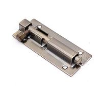 Tubular Latches,Latch Lock,Sliding Door,304 Stainless Steel Barrel Door Lock Latch Bolt Slide Hardware for Garden Gate Shed Window(Silver,10in)(Green Patina,4in)