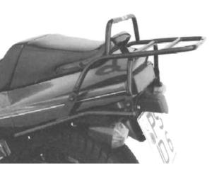 Tubular luggage rack top case carrier black for Kawasaki GPZ 600 R (1985-1989)