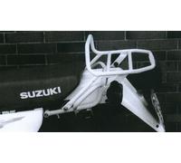 Tubular luggage rack top case carrier black | Suzuki DR 125 SE