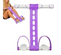 Tubular Pedal Resistance Band, with Handles and Elastic Stretch Band, Multifunctional Pedal Resistance Band - For Legs, Arms, Abdomen, Waist, Muscles, Full Body Training, Exercise, Women, Home Fitness