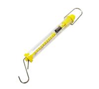 Tubular Spring Scale - PP 9.84 Inches, 10N Newton Force Dynamometer, Portable Physics Lab Equipment For Classroom Demonstrations Study Room School College Laboratory
