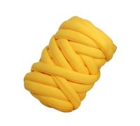 Tubular Thread for Arm Knitting DIY, 1kg Ultra Thick Core Cotton Yarn DIY Hand Woven Soft Anti-Collision Children's Cushion Pet Nest Straight Hair(Golden)
