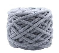 Tubular Thread for Arm Knitting DIY, 2PCS 400g DIYSoft Ice Strip Line CottonYarn Chenille Knitting Yarn DIY for Handmade Blanket Scarf ThickThread(022)