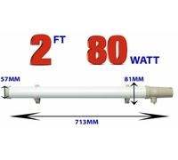Tubular Tube Heater 2 Foot with UK Plug for Greenhouse Garage Bathroom Mounted