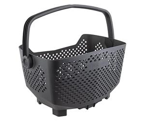 Tubus Unisex - Adult Racktime Baskit Edge 2.0 System Basket, Black, 43 x 24 x 29 cm