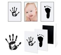 Tubuui 1-Pack Baby Footprint Kits,Inkless Hand and Footprint Kit,Clean Touch Baby Handprints and Footprints Kits,No Mess Ink Pad for Baby Hand and Footprints,Baby Shower Gifts for New Moms