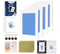 Tubuui Inkless Baby Hand and Footprint Kit,Clean Touch Ink Pad for Baby Footprint Kit,No Mess Dog Paw Print Kit,DIY Footprint Ink for Baby Keepsake Gifts for Boys and Girls