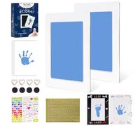 Tubuui Inkless Baby Hand and Footprint Kit,Clean Touch Ink Pad for Baby Footprint Kit,No Mess Dog Paw Print Kit,DIY Footprint Ink for Baby Keepsake Gifts for Boys and Girls