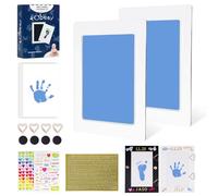 Tubuui Inkless Baby Hand and Footprint Kit,Clean Touch Ink Pad for Baby Footprint Kit,No Mess Dog Paw Print Kit,DIY Footprint Ink for Baby Keepsake Gifts for Boys and Girls
