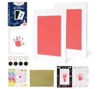 Tubuui Inkless Baby Hand and Footprint Kit,Clean Touch Ink Pad for Baby Footprint Kit,No Mess Dog Paw Print Kit,DIY Footprint Ink for Baby Keepsake Gifts for Boys and Girls