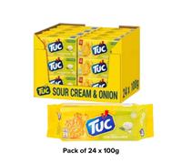 Tuc Sour Cream & Onion 100g Assorted Pack