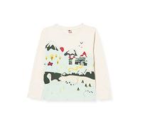 Tuc Tuc Guy's Camiseta Punto PAISAJE NIÑO Blanca Highlands FW21 T-Shirt, Blanco, 4A