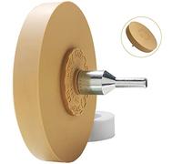 Tucana Rubber Eraser Wheel, Decal and Adhesive Remover Tool, Remove Pinstripes, Stripes, Stickers, Tape and Graphics on Car, RVs, Boat and Trucks 4-inches Diameter, 1 Inch Thick with Drill Adapter